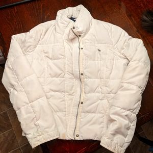 White winter coat